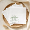 Personalized Wedding Napkins for Engagement Party, Bridal Shower & Wedding Decor, Wedding Reception Napkins HA75 921174