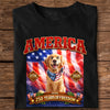 Personalized America 250 Years Of Freedom Dog Dark Shirt HA75 920252