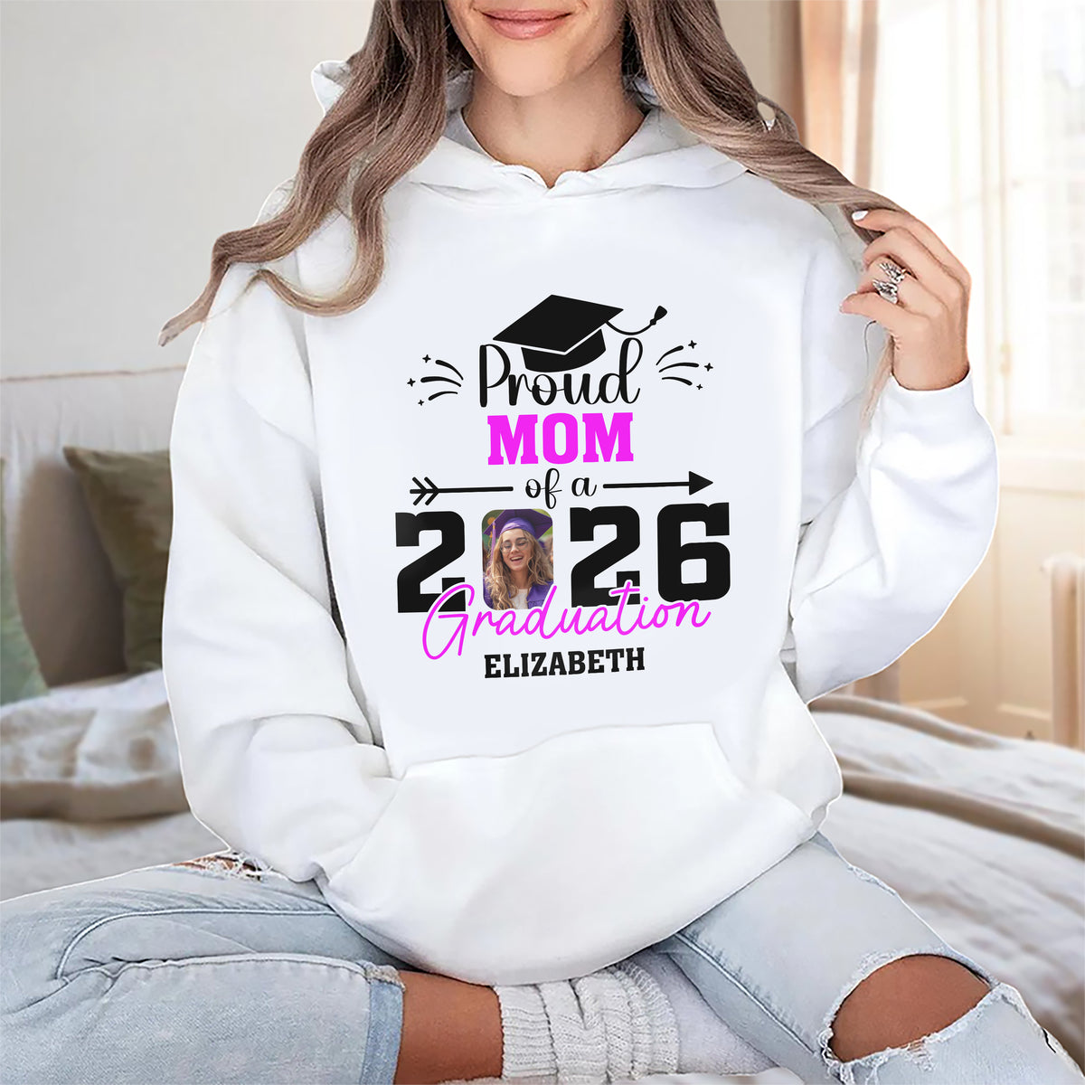 Custom Photo Proud Dad Of A Graduate Personalized Graduation Bright Shirt HA75 920472