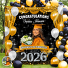 Custom Photo Class of 2026 Graduation Balloons Backdrop, Personalized Party Decor HO82 901876