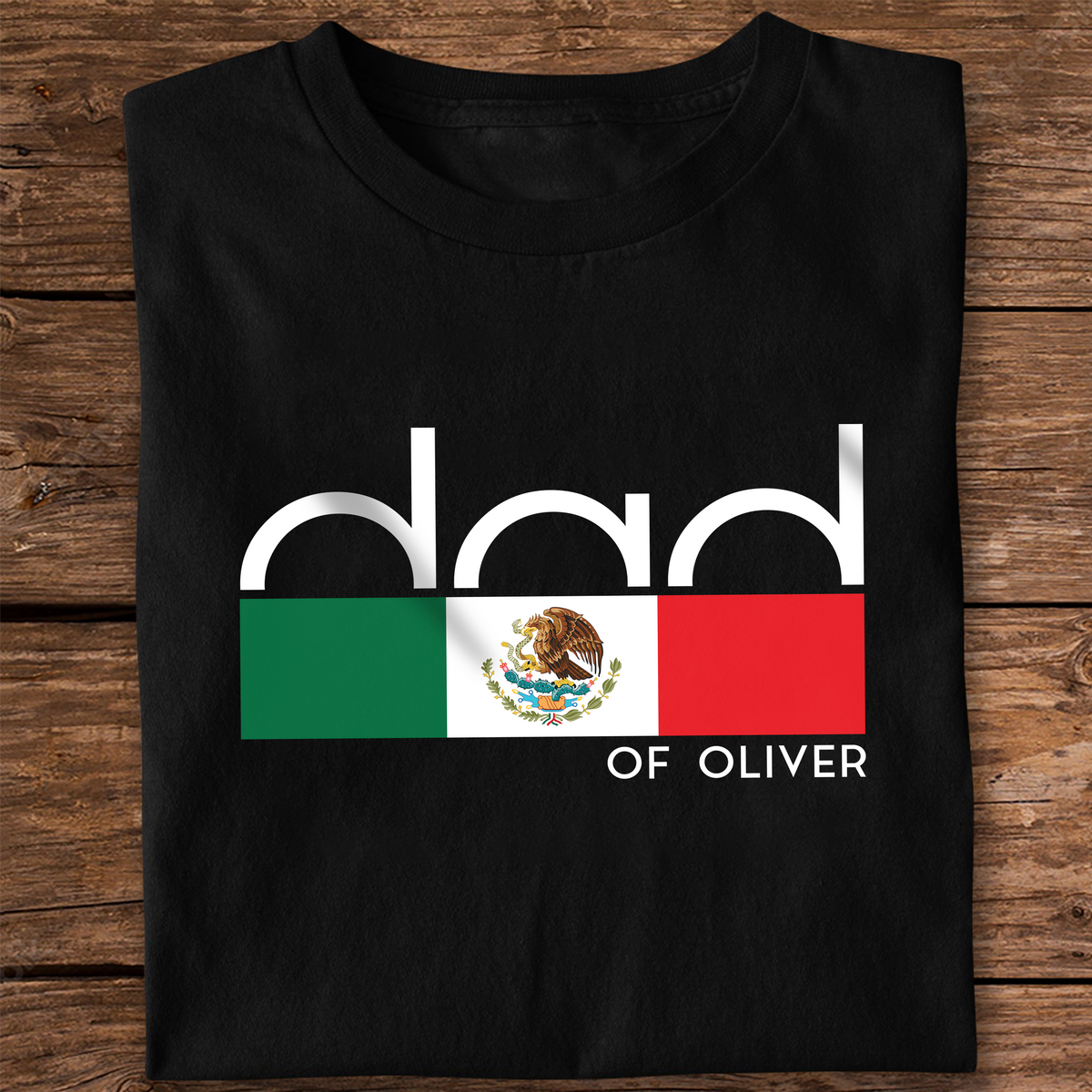 Personalized Name America Flag Dad Of Kid Dark Shirt LM32 899575
