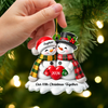 Personalized Names Christmas Couple Snowman Acrylic Ornament, Christmas, Anniversary Gift HA75 919142