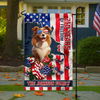 Personalized Cute Dog 250 Years Of Freedom Gift for Dog Lovers Garden Flag LM32 899219