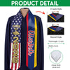 Custom Country Flag Class of 2026 Graduation Stoles HA75 898890