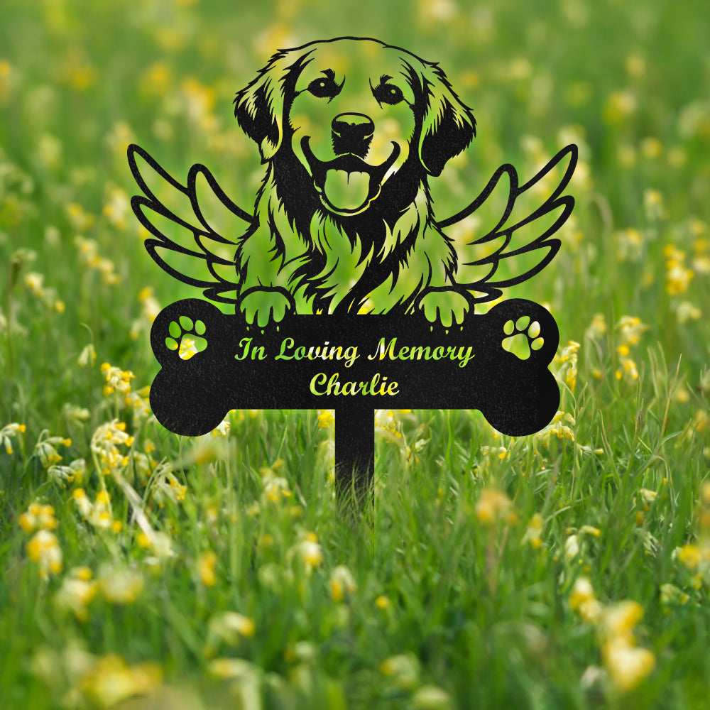 Custom Photo Dog Cat Memorial Stake Sign HA75 920024