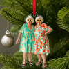 Custom Photo Funny Old Friend Acrylic Ornament, Personalized Friendship Keepsake CH07 180568