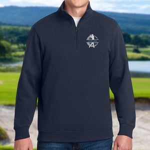 Personalized Ball Golf Embroidered Quarter Zip Sweatshirt, Unique Golf Enthusiast Gift, Golfers and Coaches Gift HO82 900760