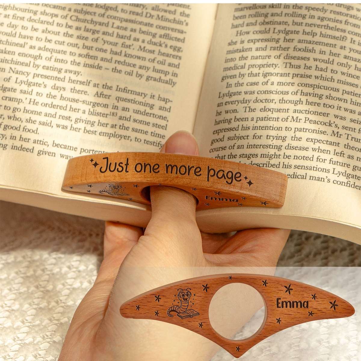 Just One More Page - Personalized Book Page Holder For Book Lovers CH07 899542