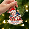 Custom Baby Photo First Christmas Acrylic Ornament HA75 919160