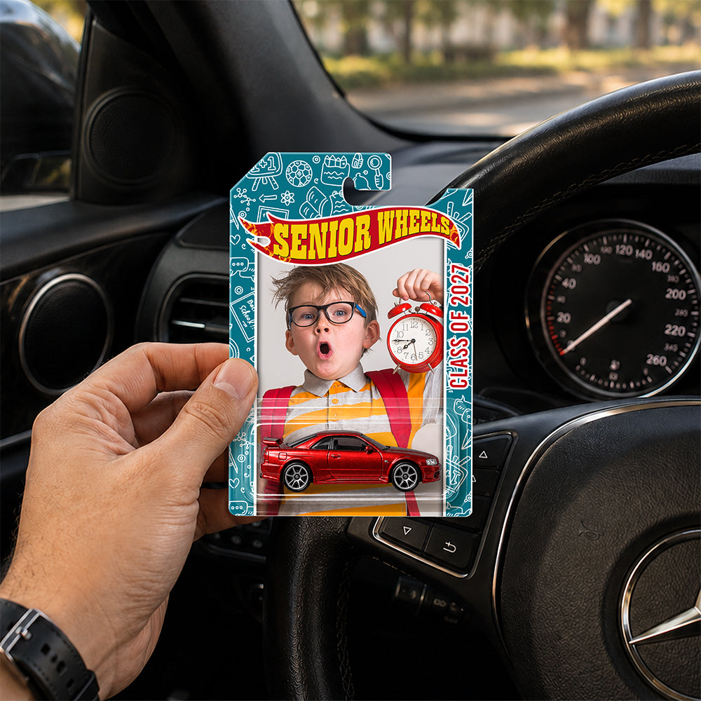 Custom Photo Senior Class Of 2027 Wheels - Personalized Graduation Keepsake CH07 180332