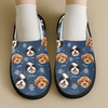 Custom Photo Pet Merry Christmas Slippers Cozy Holiday Gift for Pet Parents HO82 903446