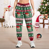 Custom Pet Photo With Festive Ugly Patterns - Personalized Sweatpants CH07 899502