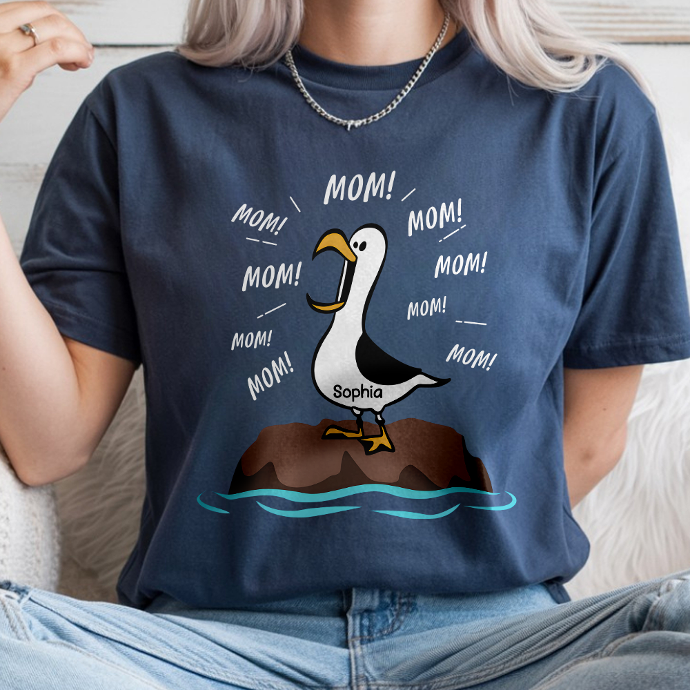 Seagull Mom Mom Mom Personalized Comfort Shirt Funny Mother's Day Gift For Mom CH07 911302
