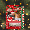 Custom Photo Merry Cashmas Money Holder Ornament TH10 171099
