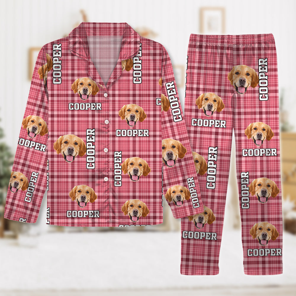 Custom Dog Photo Fluffy Pajamas Gift for Dog Lovers CH07 896268