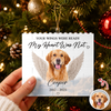 Personalized Pet Memorial Angel Wings Building Blocks Ornament CH07 180258