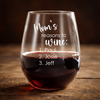 Custom Name Mom's Reasons to Wine Glass - Personalized Gift for Family LM32 899629