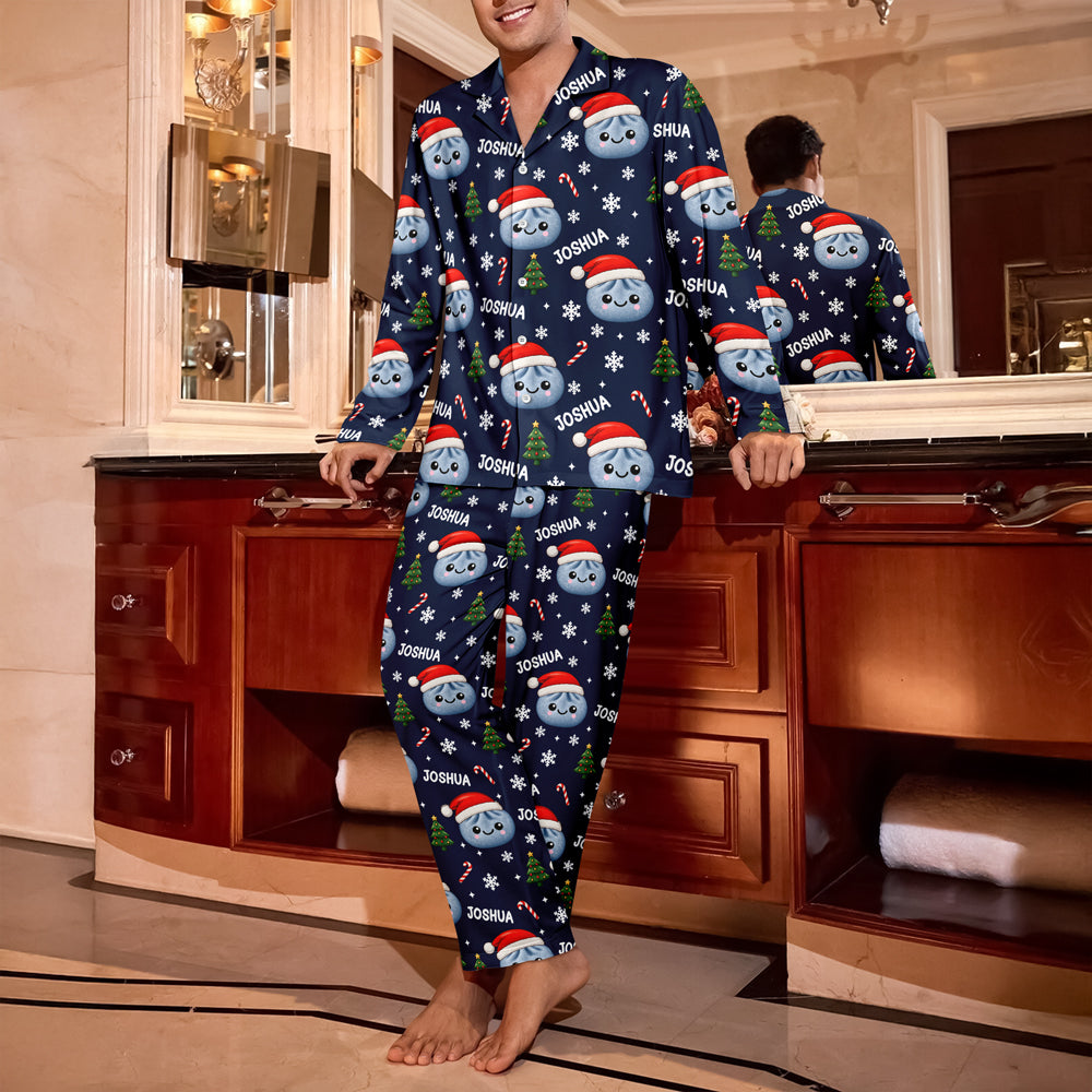 Personalized Dumpling Squishy Christmas Pattern Pajamas HO82 903734