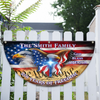 250 Years God Bless America Flag, Patriotic 1776-2026 Freedom Non-Pleated Fan Flag HA75 920136