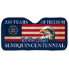 250 Years of Freedom USA Flag Semiquincentennial Eagle Car Sunshade CH07 910242