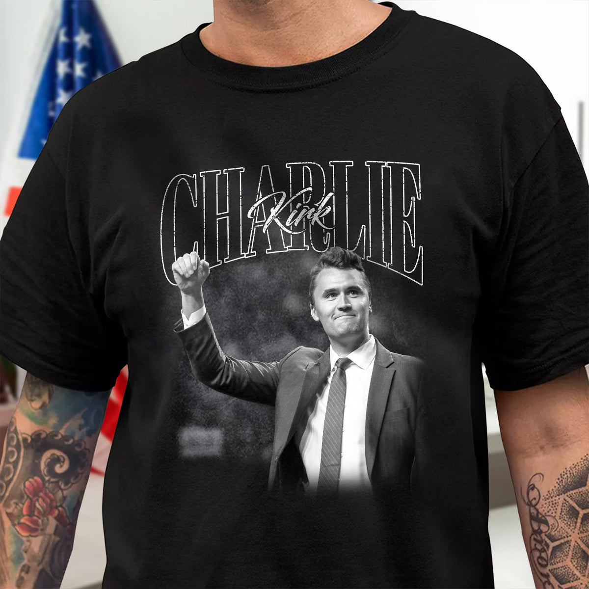 Charlie Kirk A True Hero Retro Style Dark Shirt HO82 65782