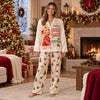 Have A Holly Pink Country Christmas Pajamas Set, Western Family Holiday PJs LM32 670157