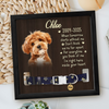 Custom Photo Goodbyes Are Not The End Memorial Square Collar Frame TH10 892719