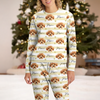 Custom Dog Cat Face Paw Pattern Sleepwear, Personalized Pet Lovers Christmas Gift TH10 170885