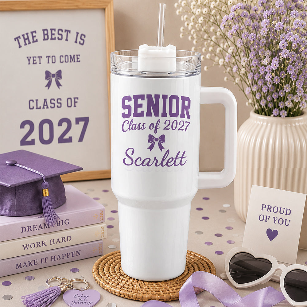 Personalized Name Senior Class of 2027 Tumbler 40oz Senior Gift HA75 919102