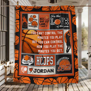 Personalized Name Basketball For The Sport-Loving Blanket LM32 895685