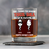 Dad, Thanks For Sharing Your DNA Personalized Whiskey Glass Funny Father's Day Gift CH07 895558
