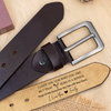 Personalized Message Belt for Him – Leather Belt Gift from Wife, Romantic Gift for Husband LM32 899837