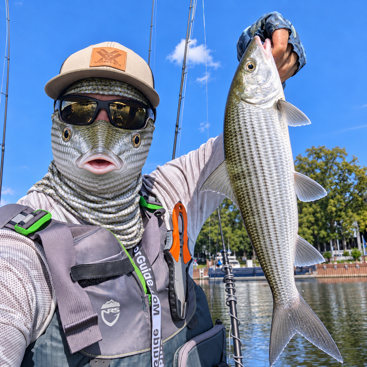Funny Bonefish Mask For Fishing Lovers HO82 904024