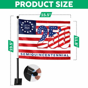 1776 2026 America 250th Semiquincentennial Us Flag Car Flag HA75 898802