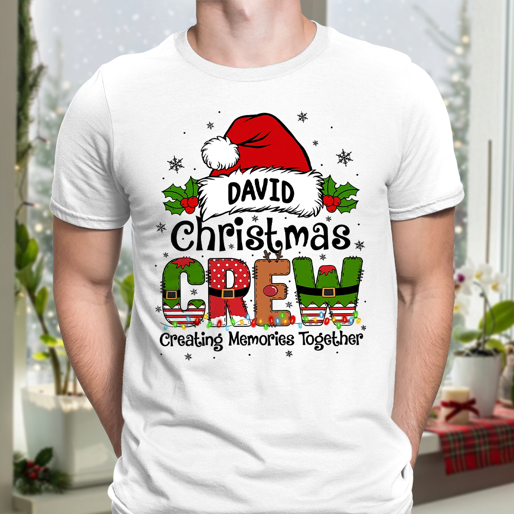 Personalized Christmas Crew Matching Family Shirt Xmas Party Gift TH10 171323