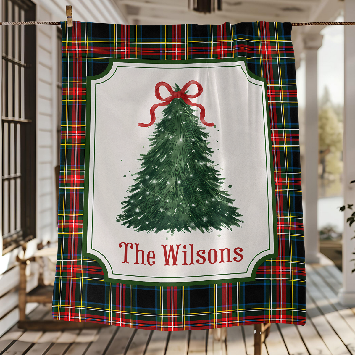 Personalized Custom Family Name Blanket For Christmas TH10 170873
