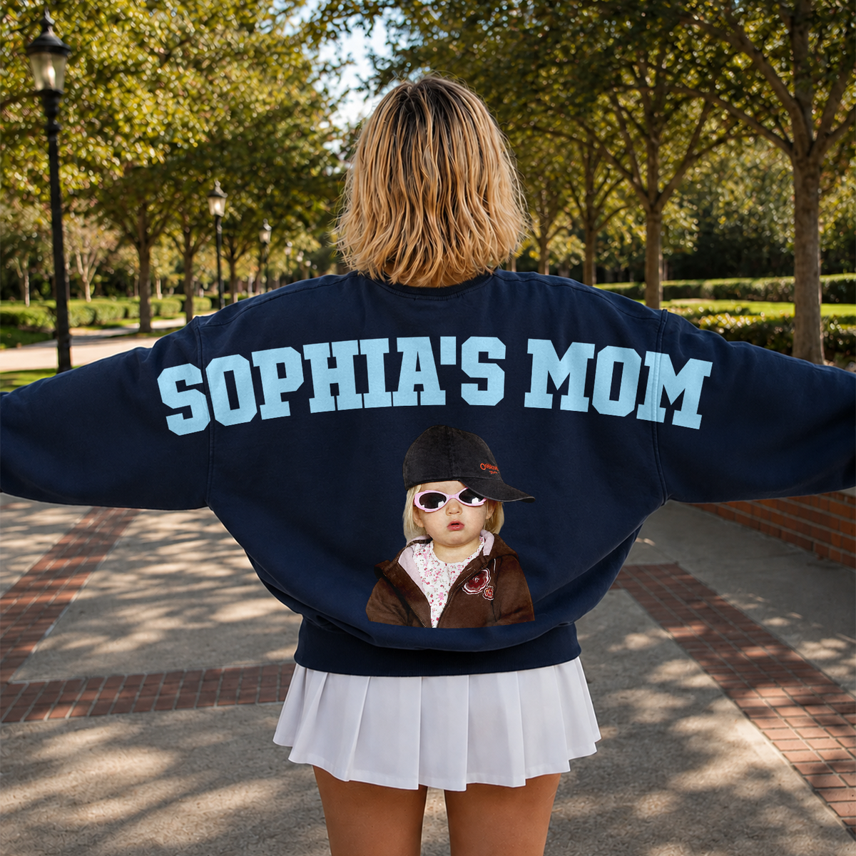 Custom Photo & Name Dad Mom Shoulder to Shoulder Shirt CH07 180934