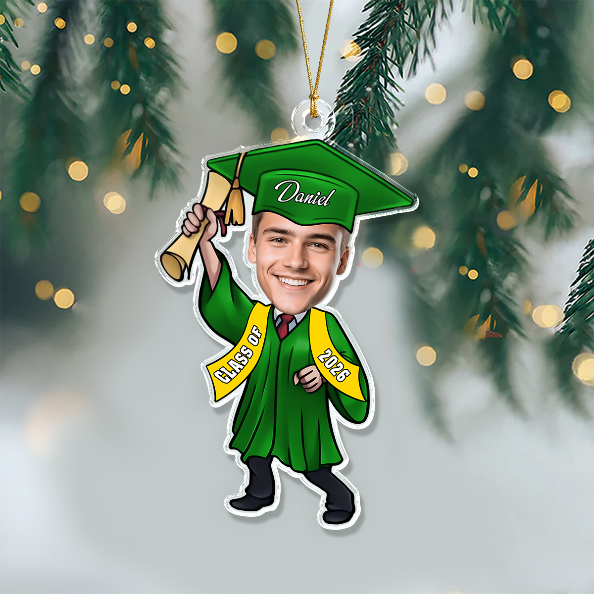 Custom Photo Graduate Personalized Graduation Acrylic Ornament HA75 892708