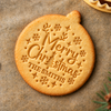 Personalized Family Name Merry Christmas Cookie Stamp, Holiday Baking Gift HA75 919638