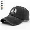 Never Stop Speaking The Truth 1993-2025 Charlie Kirk Washed Denim Baseball Cap HO82 65824