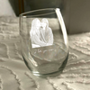 Custom Portrait Photo Engraved Stemless Wine Glass - Mother's Day Gift HO82 901646