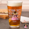Custom Photo Senior 2027 Print Beer Glass TH10 170623