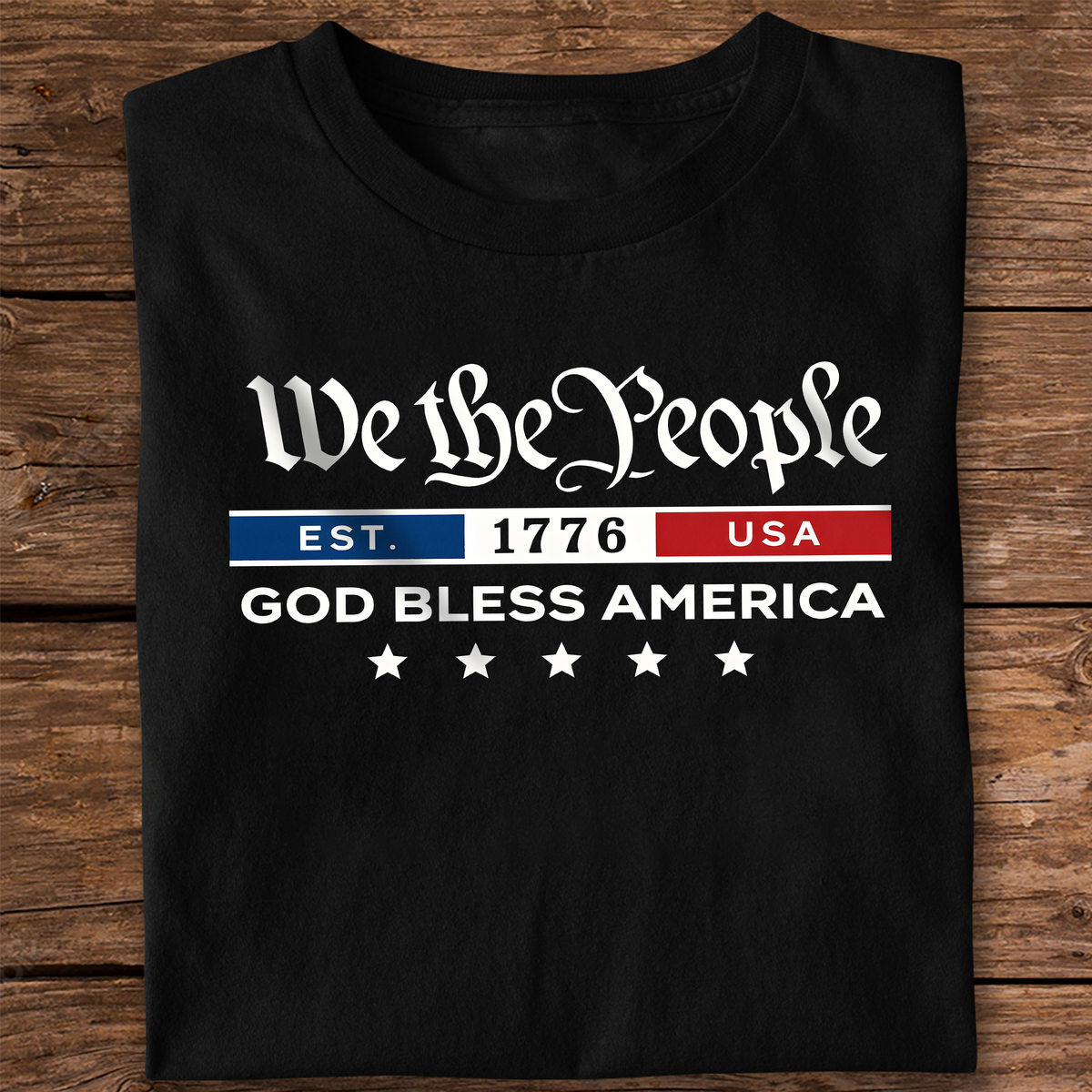 4th Of July We The People - God Bless America Dark Shirt CH07 910964