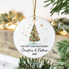 Personalized Name Our First Christmas Together Ceramic Ornament LM32 895601
