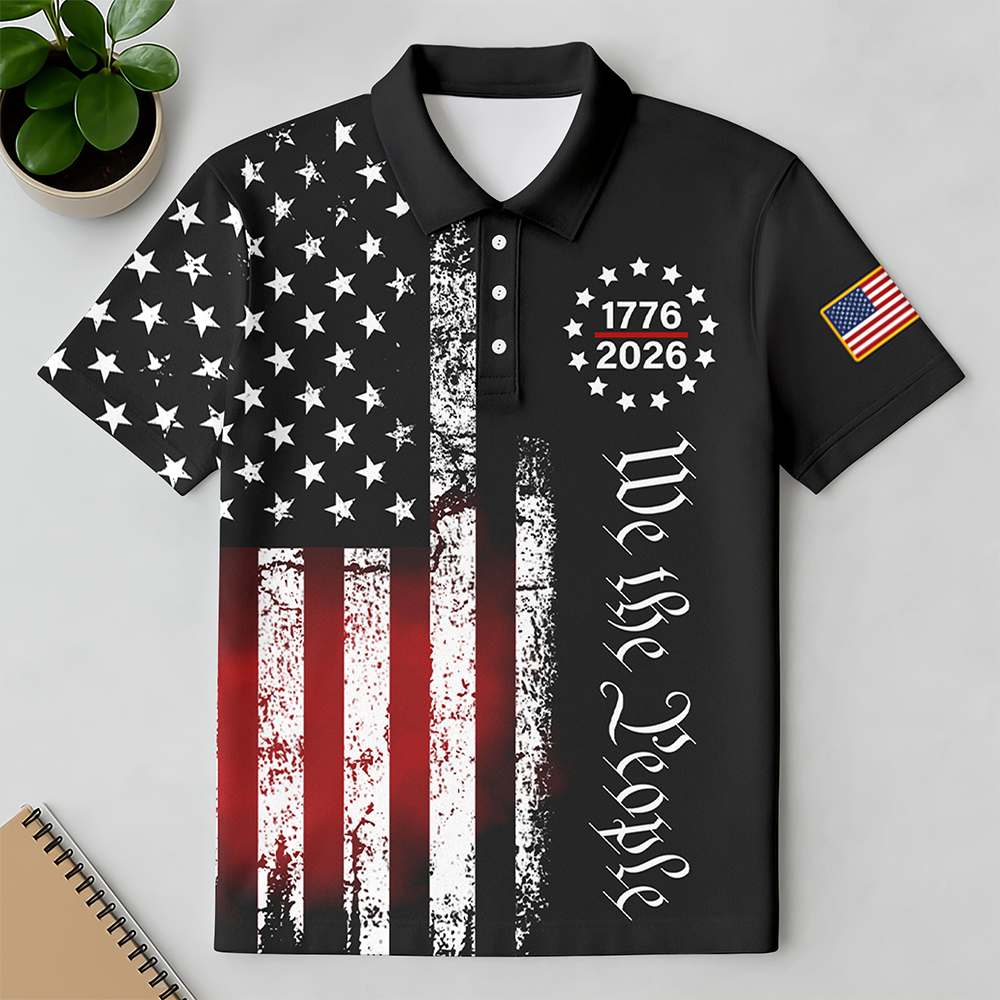Personalized We The People America 250th Anniversary 1776-2026 Polo Shirt LM32 899603