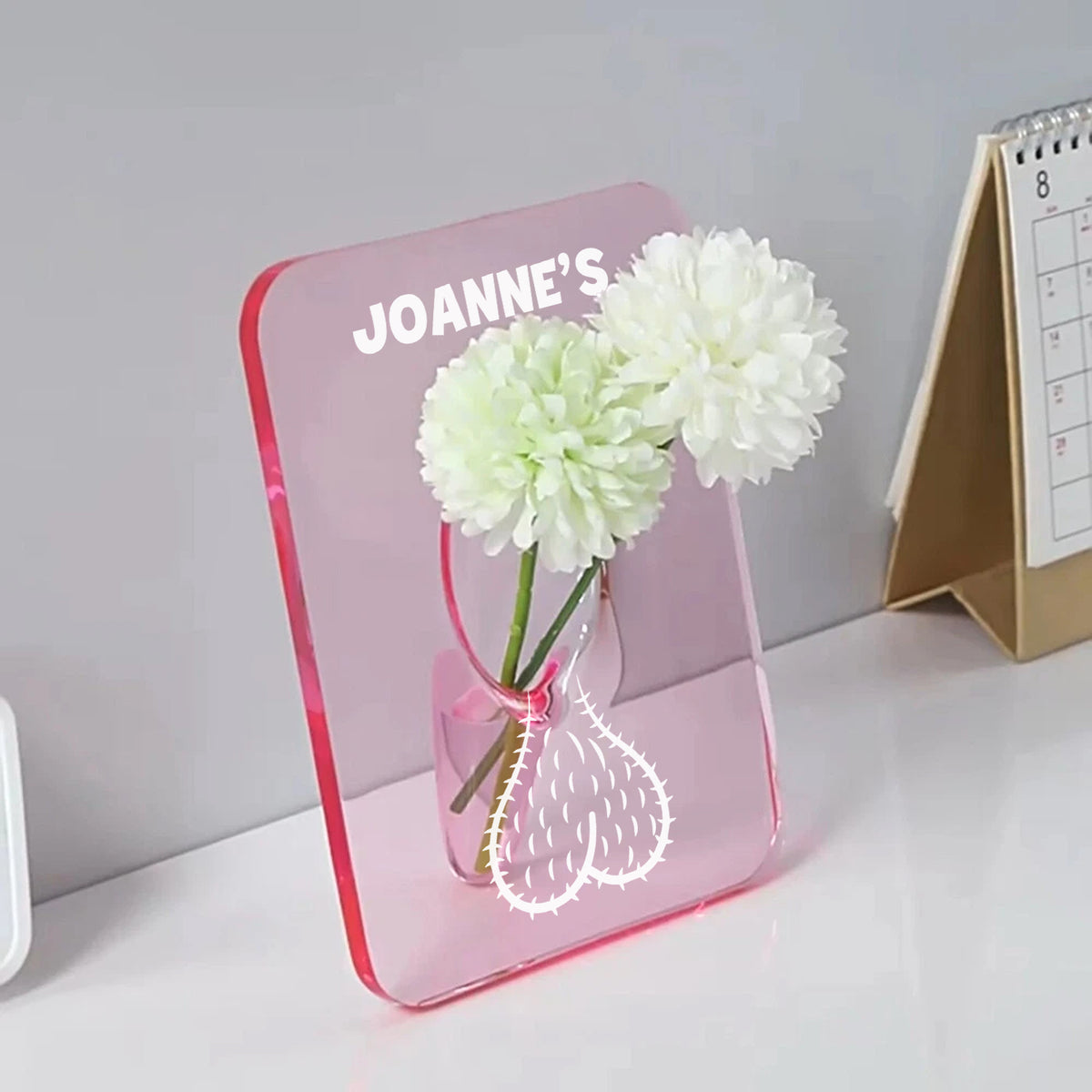 Personalized Gift Funny Acrylic Flower Vase - Gift For Girlfriend, Wife, Lover LM32 897739