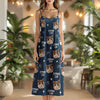 Custom Photo and Name I Love My Cats V-Neck Cami Maxi Dress HA75 892148