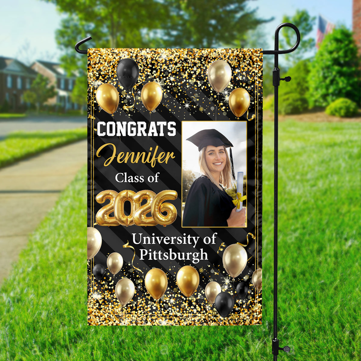 Personalized Graduation Flag 2026 – Congrats Grad Garden Flag Gift & Party Decor HO82 901968