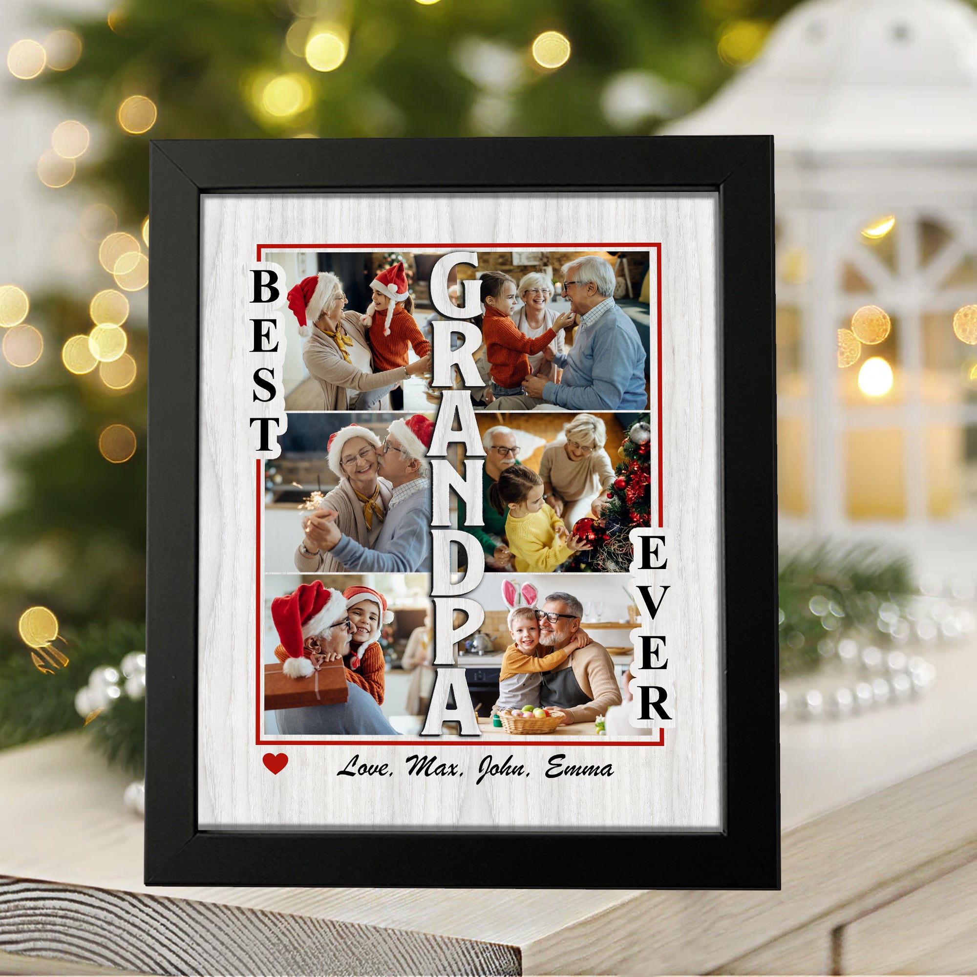 Custom Photo Best Grandpa, Grandma Ever Family Picture Frame TH10 894433
