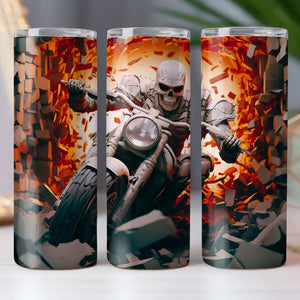 Skeleton Halloween Skinny Tumbler HO82 894954